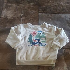 Garanimals 2T Toddler Boys Sweatshirt with Nature Print Shape Your World Fleece